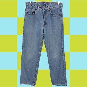 Levi’s Vintage 90s High Waisted Light Wash Distresses Straight Leg Denim Jeans